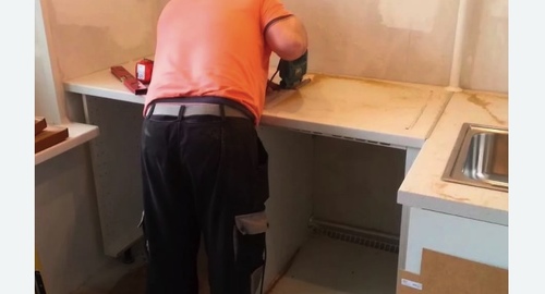 Сборка кухонного гарнитура. Серпухов